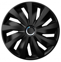 Juego De Tapacubos Grip Pro 14-Pulgadas Negro Autostyle