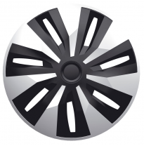 Juego De Cubiertas De Rueda Orion-Van 16 Pulgadas Plata/Negro (Esférico)