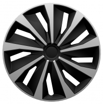 Juego De Cubiertas De Rueda Grip 14-Inch Silver/Black