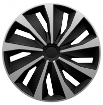 Juego De Cubiertas De Rueda Grip 16-Inch Silver/Black