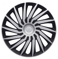 Juego De Cubiertas De Rueda Kendo 13 Pulgadas Plata/Negro