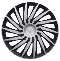 Juego De Cubiertas De Rueda Kendo 14 Pulgadas Plata/Negro