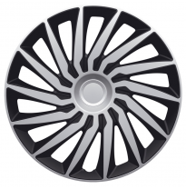 Juego De Cubiertas De Rueda Kendo 16 Pulgadas Plata/Negro