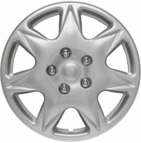 Juego De Tapacubos California 16-Pulgadas Silver Autostyle