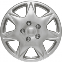 Juego De Tapacubos California 17-Pulgadas Silver Autostyle