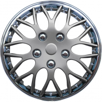 Juego De Tapacubos Missouri 15-Pulgadas Cromado/Gun-Metal Autostyle