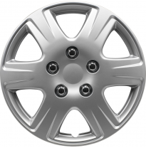 Juego De Tapacubos Louisiana 14-Pulgadas Silver Autostyle