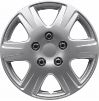 Juego De Tapacubos Louisiana 15-Pulgadas Silver Autostyle