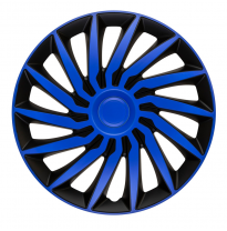 Juego De Tapacubos Kendo 14 Pulgadas Negro/Azul