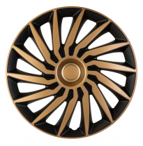 Juego De Tapacubos Kendo 14 Pulgadas Negro/Oro