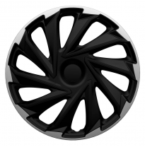 Juego De Tapacubos Misano 16 Pulgadas Plata/Negro