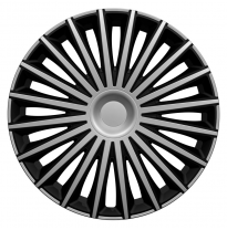 Juego De Tapacubos Dakota 14 Pulgadas Plata/Negro