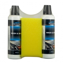 Protecton Wash &amp; Shine Set 2x 500ml With Sponge