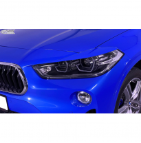 Pestañas de faros delanteros adecuados para BMW X2 F39 2017-2023 (ABS)