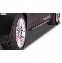 Faldones Laterales &quot;Slim&quot; Adecuados Para Bmw Serie 7 F01/F02 2008-2015 (Abs Negro Brillante)