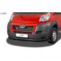 Spoiler delantero RDX Racedesign Vario-X compatible con Peugeot Boxer / Fiat Ducato / Citroën Jumper 2006-2014 (con extensiones