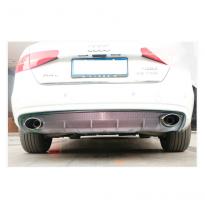 Autostyle Faldón De Parachoques Trasero Apto Para El Audi A4 Sedán 2012-2015 Excl. Línea S &#039;Rs-Look&#039; (Pp) Incl. Silenciadores De