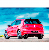 Difusor Parachoques Trasero Volkswagen Golf Vii 3/5-Puertas Facelift 2017- &#039;Gti-Look&#039; (Pp)