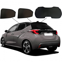 Juego de cortinillas Sunclip apto para Toyota Yaris (P21) 2020- y Mazda 2 (KB) 2022-