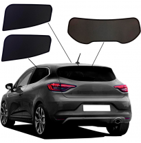 Juego de cortinillas Sunclip adecuado para Renault Clio V (BF) HB 5 puertas 2019-
