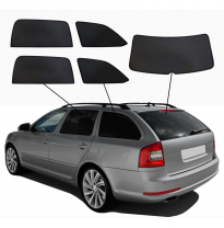 Juego de cortinillas Sunclip apto para Skoda Octavia II (1Z5) Combi 2004-2013
