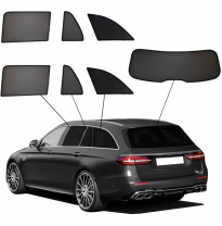 Juego de cortinillas Sunclip adecuado para Mercedes Clase E S213 Kombi 2016-