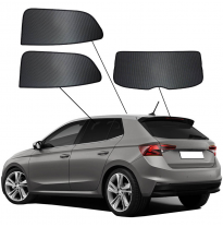 Juego de cortinillas Sunclip adecuado para Skoda Fabia IV (PJ3) HB 5 puertas 2021-