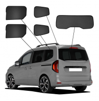 Juego de cortinillas Sunclip apto para Renault Kangoo III MPV 2021- y Mercedes Citan Tourer/T-Class/EQT 2021- y Nissan Townstar