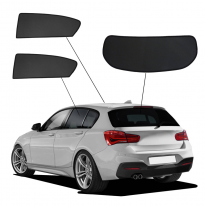 Juego de cortinillas Sunclip valido para BMW Serie 1 F20 de 5 puertas (2011-2019)