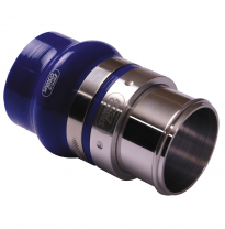 Samco Acople De Aluminio - Largo 87mm - ø25