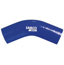 Samco Codo De Silicona 45 Grados - Largo 63mm - ø11mm - Azul