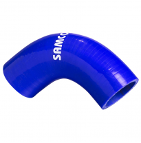 Samco Codo De Silicona 90 Grados Resistente Al Aceite Y Diesel - Largo 63mm - ø6.5mm - Azul