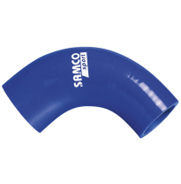 Samco Reductor De Codo 90 Grados Negro - Largo 125mm - ø70&gt;63mm