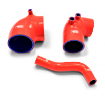 Samco Kit De Tubos Subaru Impreza Turbo Gc8 Version 1/2 1992-1996 - 3-Piezas - Induction Elbows - Azul