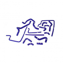 Samco Kit De Tubos Subaru Impreza Turbo Gc8 Version 3/4/5/6 1997-2000 - 15-Piezas - Ancillary Cooling - Azul