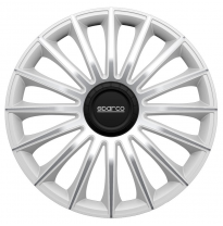 Juego De Tapacubos Sparco Wheels Torino 15-Pulgadas Silver Sparco Wheels