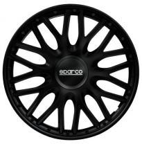 Juego Tapacubos Deportivos Sparco Roma 14-Inch Black