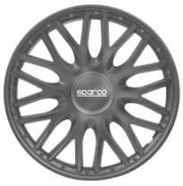 Juego Tapacubos Deportivos Sparco Roma 14-Inch Grey