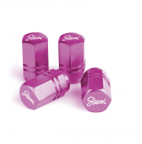 Simoni Racing Tapones Valvula Hexagonal - Rosa