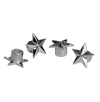 Simoni Racing Tapones Valvula &#039;Cromado Star&#039; - Cromado