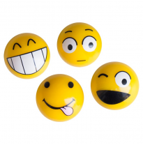 Juego Tapones Valvula Simoni Racing Emoticons - Yellow - 4-Piezas