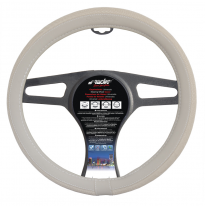 Funda Para Volante Simoni Racing 500 - 37-39cm - Cuero Sintético Blanco