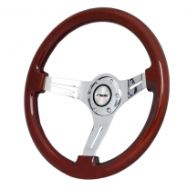 Simoni Racing Volante Deportivo Didier 350mm - Echt Real Wood - Deep Dish 6cm