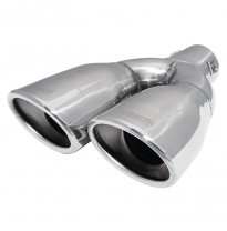 Cola De Escape Simoni Racing Double Oval/Slanting Inox - 167x67xl220mm - Installation 37-&gt;68mm - Right