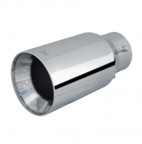 Cola De Escape Simoni Racing Redonda/Straight Inox - ø90xl185mm - Installation 34-59mm