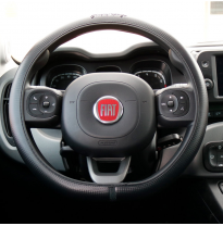 Funda Volante Simoni Racing Carbon Look - 37-39cm - Negro