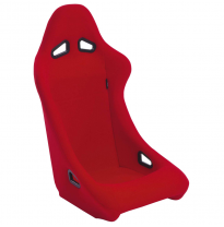 Asiento Deportivo Autostyle &#039;Zandvoort&#039; - Rojo - Respaldo No Reclinable - Incl. Guías Universales