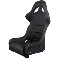Asiento Deportivo Autostyle &#039;Bs7&#039; - Negro - Respaldo De Fibra De Vidrio - No Reclinable