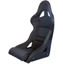 Asiento Deportivo Autostyle &#039;Bs8&#039; - Negro - Respaldo De Fibra De Vidrio - No Reclinable