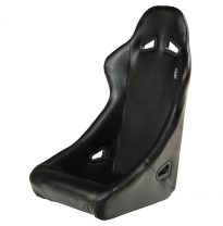 Asiento Deportivo Autostyle &#039;Zandvoort&#039; - Negro Cuero Sintetico - Respaldo No Reclinable - Incl. Guías Universales